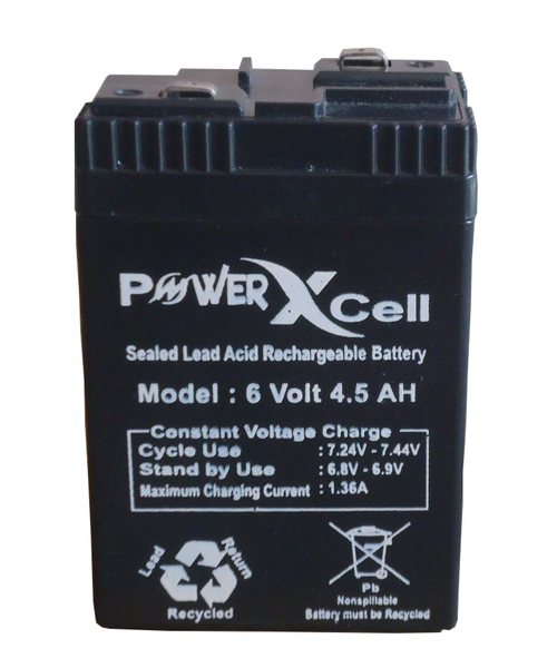 6 Volt 4,5 AH Sunka Type
