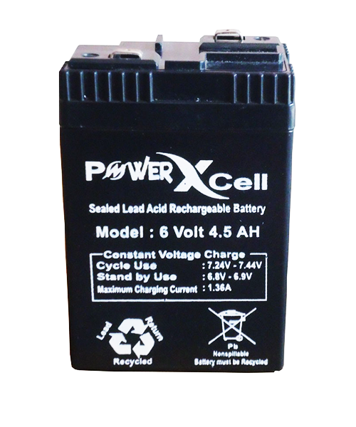 6 Volt 4,5 AH Sunka Type